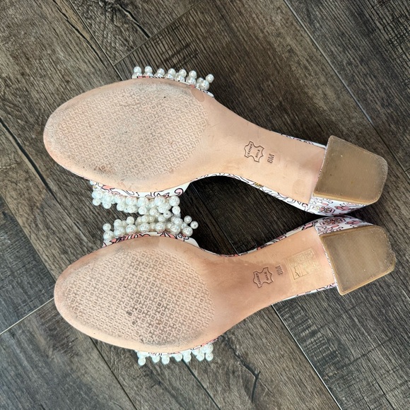 Tory Burch Tatiana Pearl Slides 8 - Picture 2 of 5